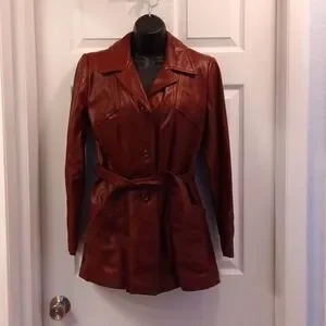 LOFT Jackets Coats Vintage 7s Leather Loft Classic Jacket